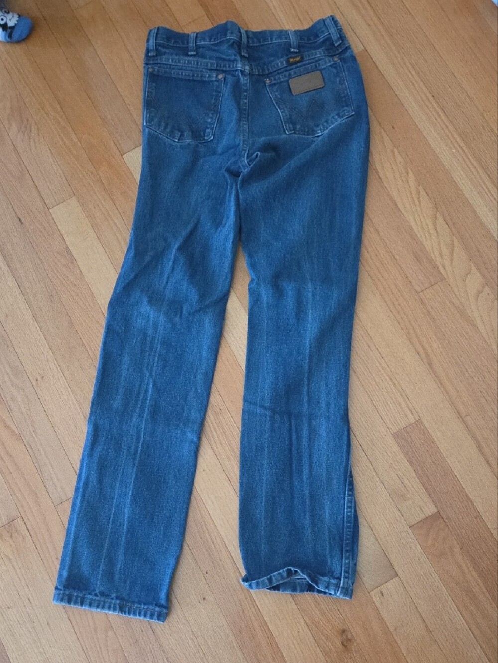Wrangler Men's Blue Denim Jeans 31x34 - Picture 5 of 5